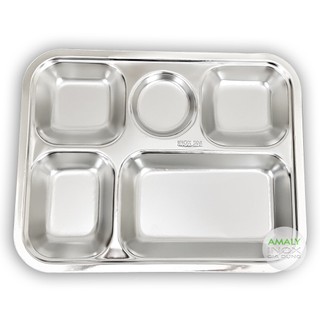 Khay cơm dạng nhỏ, khay cơm dành cho trẻ em, khay inox 304
