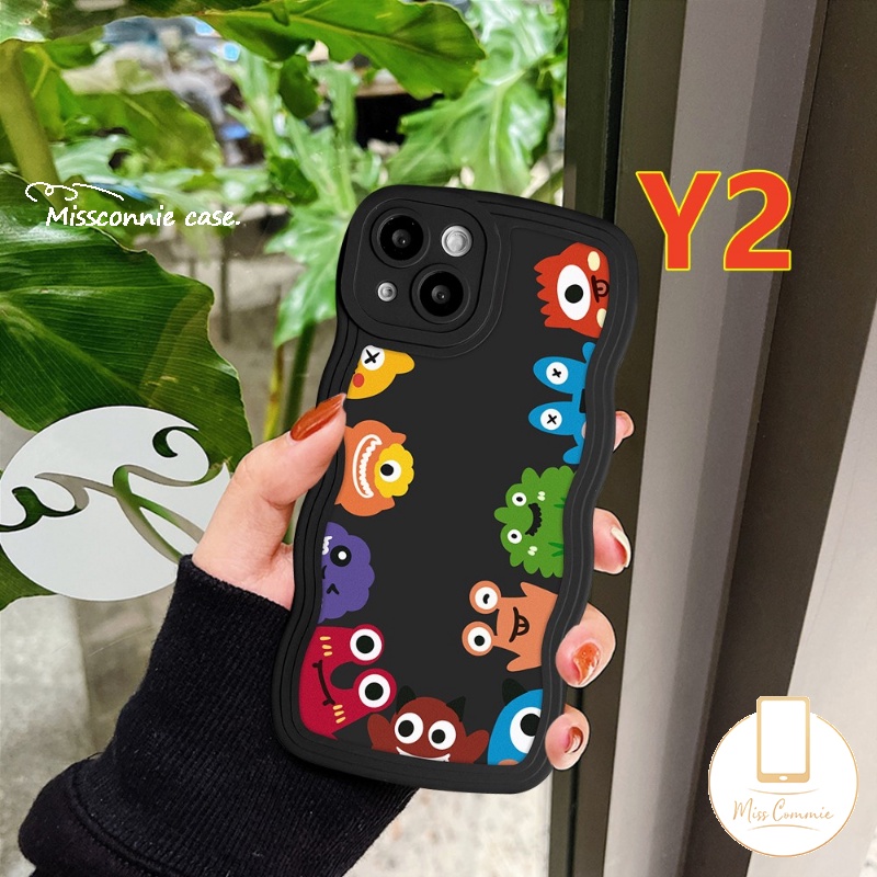 Ốp Điện Thoại Mềm Họa Tiết Quái Vật Hoạt Hình Cho iPhone 11 14 12 13 Pro Max 6 6s 7 8 Plus 14 Plus XR X XS Max SE 2020