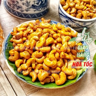 Hạt điều rang tỏi ớt loại 1 - lon 500gr