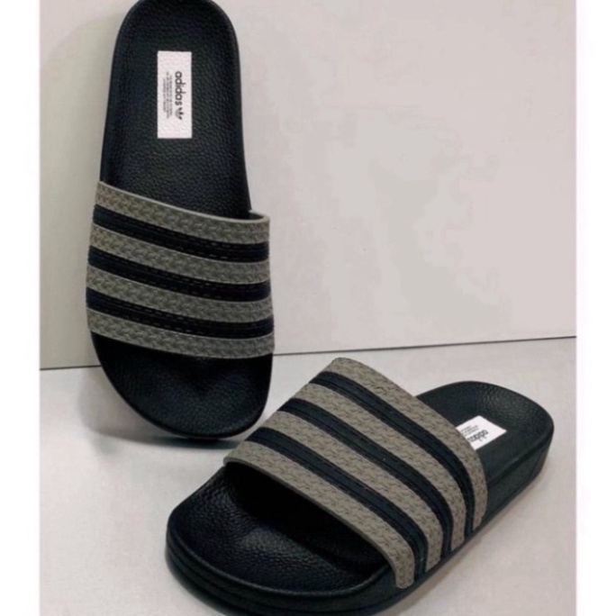 Dép Nam, Dép Nam Quai Ngang Dép Adidas 3 sọc ngang 2 màu _ BN Store