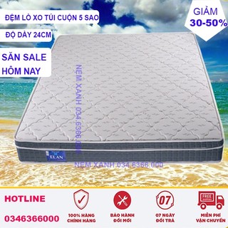 Đệm lò xo túi cuộn hút chân không cao cấp khách sạn 5 sao