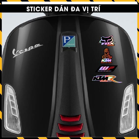 Set Sticker KTM Racing 1 Đổi Màu Dán Xe Máy Mũ Bảo Hiểm Điện Thoại Laptop ... | Tem Decal Hình Dán Motorex Foxx Cực Chất