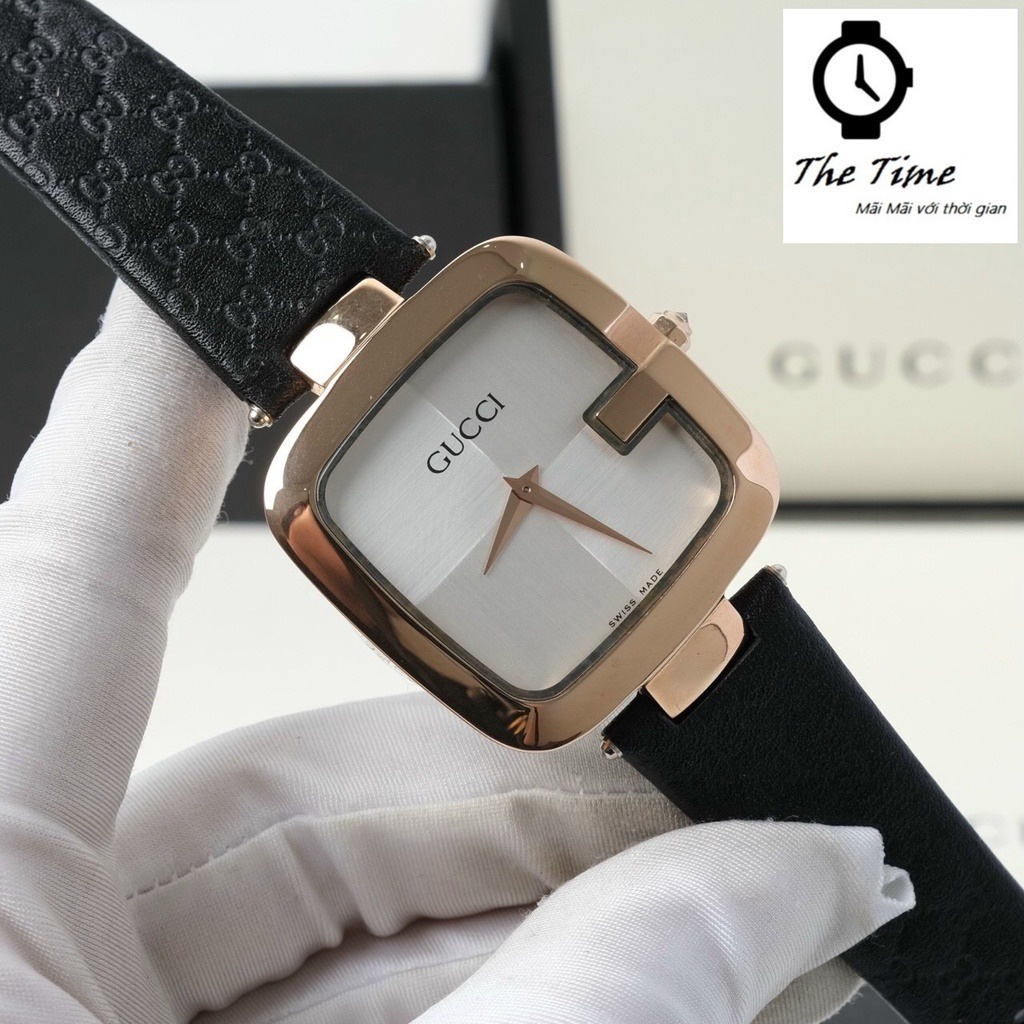 Đồng Hồ Nữ GU.C.C.I Dây Da - Size 35mm