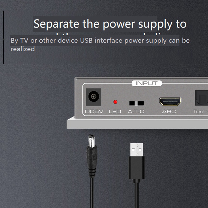 Bộ Chuyển Đổi Âm Thanh Đa Chức Năng 192KHz ARC Toslink Optical SPDIF Coaxial Sang 3.5 mm AUX