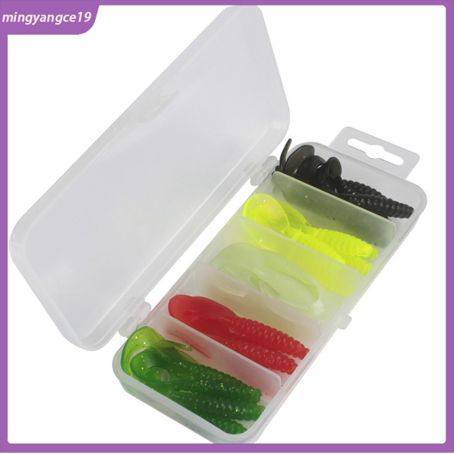 Mồi Giun Giả Câu Cá 5 Màu 5.5cm ~ 7cm