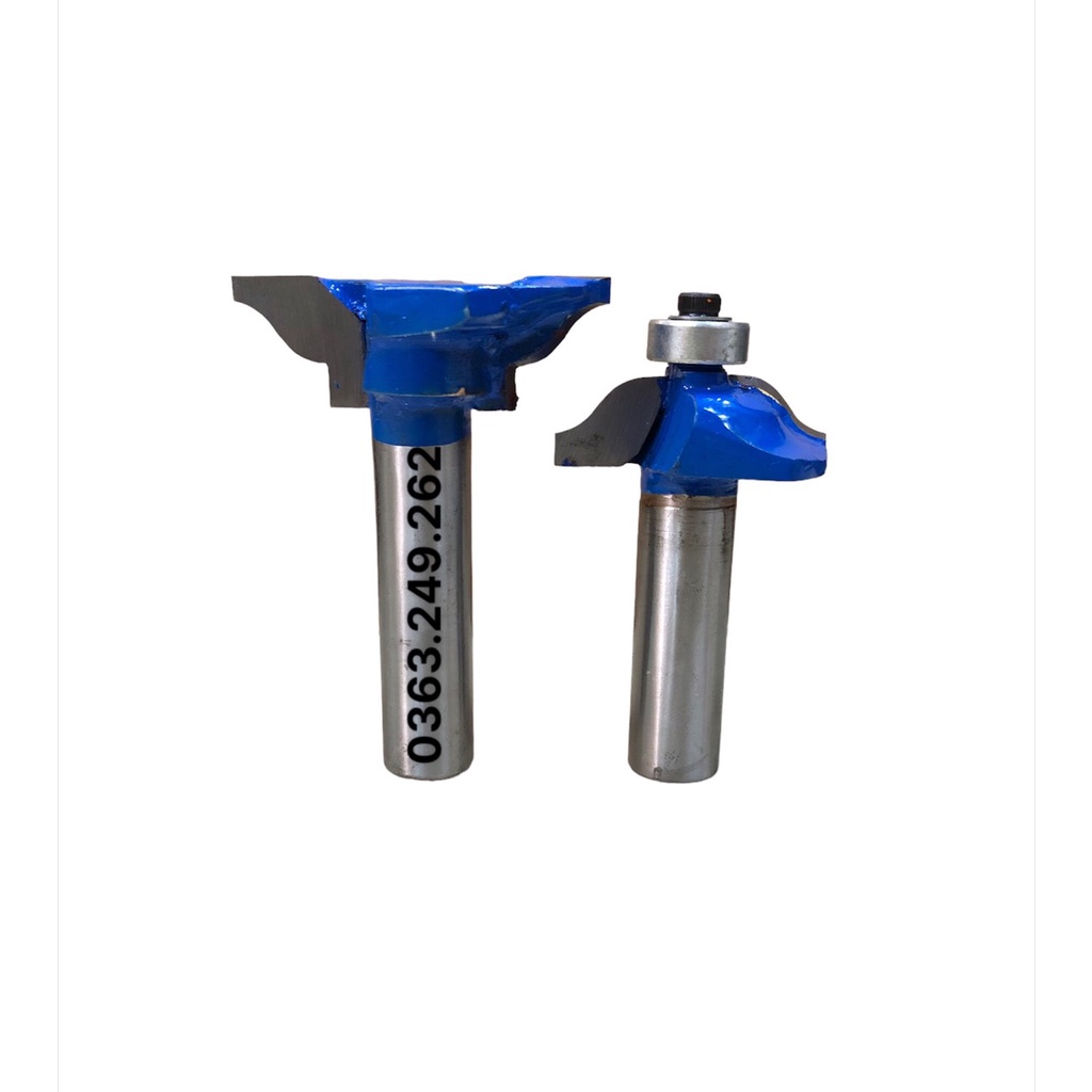 Bộ mũi phay gỗ ghép mộng cửa chính ngã 12mm
