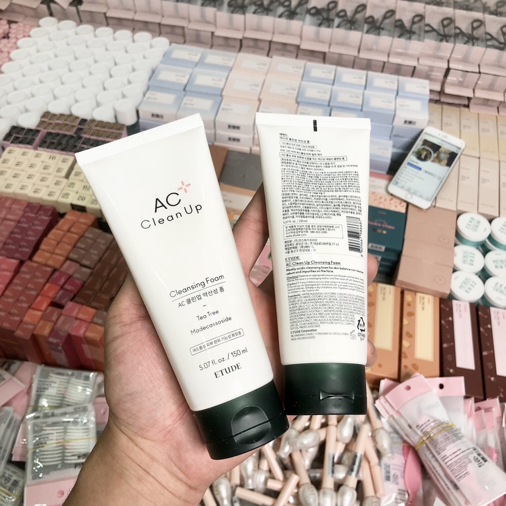 Sữa Rửa Mặt ETUDE AC Clean Up Cleansing Foam 150ml