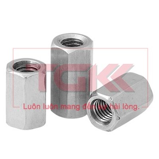 Đai ốc nối mạ kẽm M4-M12