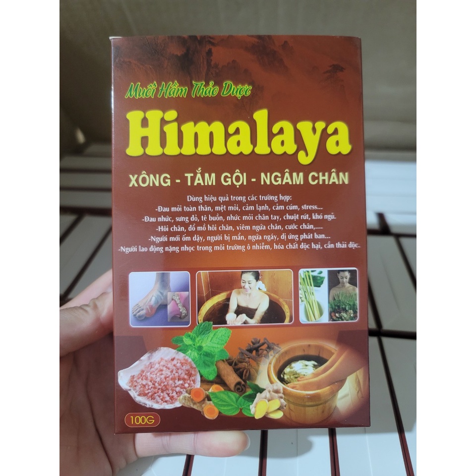 muối hầm thảo dược himalaya giảm sưng ,đau nhức xương khớp