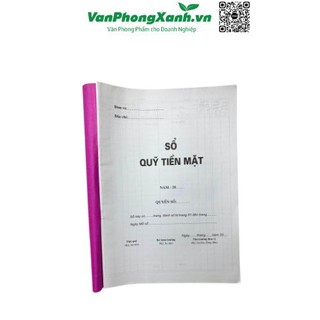 Sổ quỹ tiền mặt mỏng