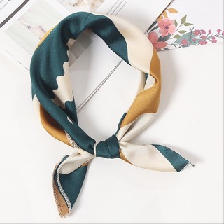 Khăn turban nữ, khăn thắt nơ lụa silk nhiều màu