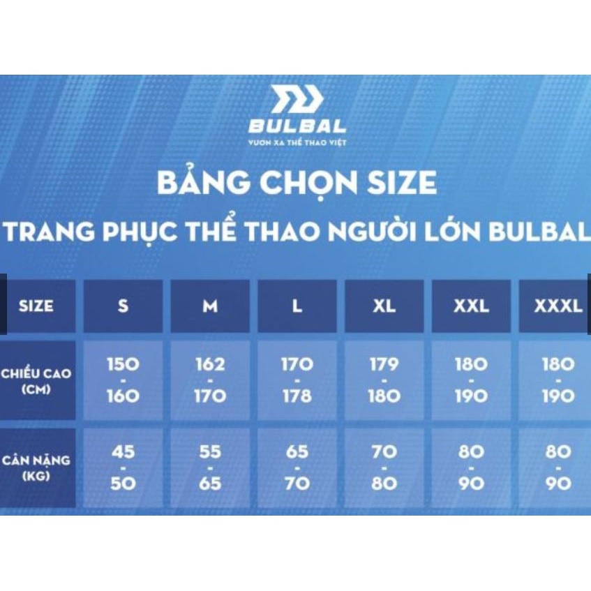 Bộ Quần Áo Đá Banh Chính Hãng Bulbal Ogun - Co Giãn 4 Chiều, Thoải Mái Vận Động