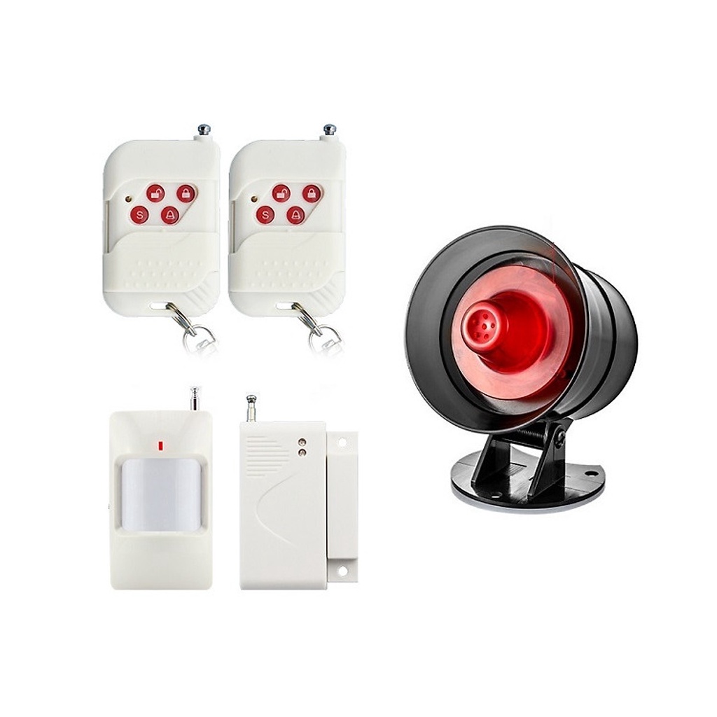 Bộ báo động chống trộm cảm biến thông minh (LOA BÁO ĐỘNG KÊU TO 120dB, HỌC LỆNH THÊM NHIỀU CẢM BIẾN)