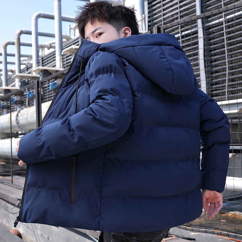 Áo khoác phao nam 3 lớp - Áo khoác gió có mũ phong cách trẻ trung siêu ấm M002