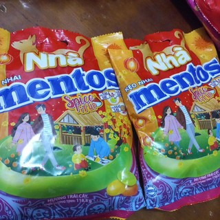Kẹo nhai Mentos cầu vồng 119g