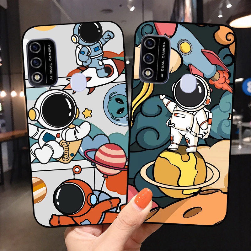 Ốp Điện Thoại HD Hình Phi Hành Gia Cho Itel A48