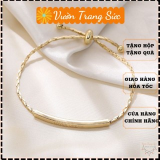 Vòng tay nữ - Lắc tay nữ dây rút phong cách hiện đại, trẻ trung Vườn Trang Sức