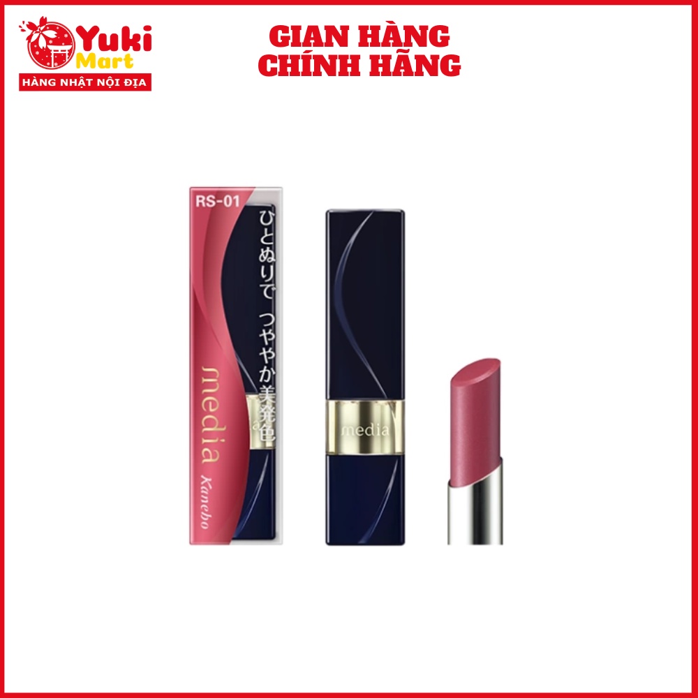Son môi Kanebo Media Bright Up Rouge Nhật Bản 3.1gr