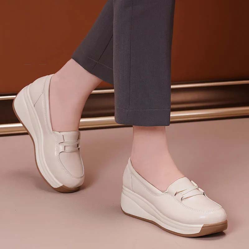 Giày Lười Đế Dày Thoải Mái Thời Trang Cho Nữ