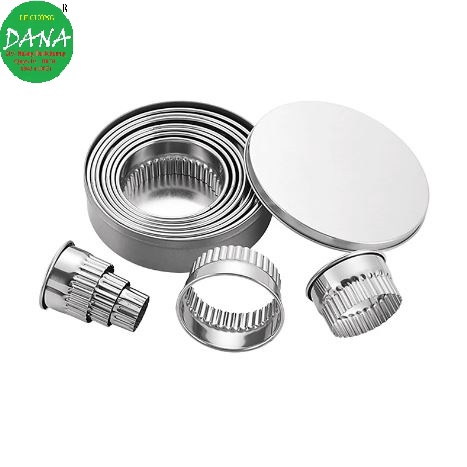 Bộ khuôn tròn chắn / cắt bánh 12 cái