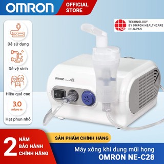Máy Xông Khí Dung , Xông Mũi Họng Omron NE-C28 | Thương Hiệu Nhật Bản - Bảo Hành 24 Tháng