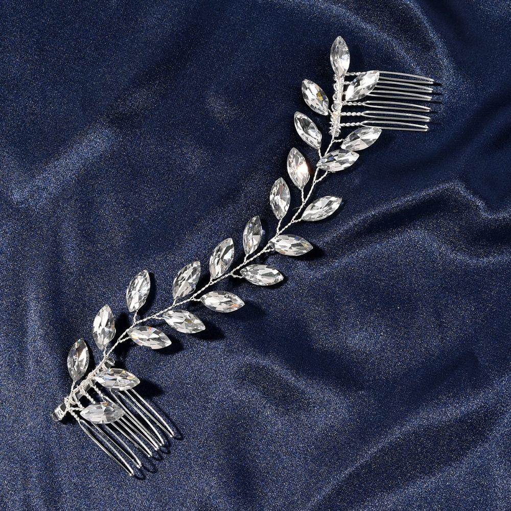 Lá SUMU|Lược Chải Tóc Tạo Kiểu Độc Đáo Tiện Dụng|Vương Miện Cài Tóc Cô Dâu Sang Trọng