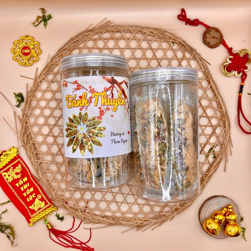 Bánh Thuyền Hạt Dinh Dưỡng Chà Bông 200g
