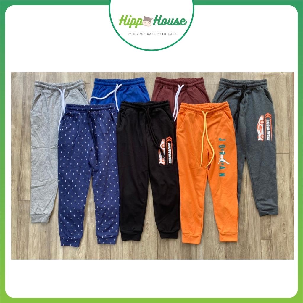 Quần Nỉ Da Cá Cotton Bé Trai Bé Gái Size Đại Nỉ Da Cá Xuất Dư Hippo House