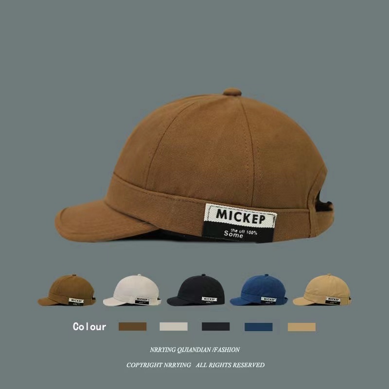 Mũ lưỡi trai THE CAPAL bằng cotton có 5 màu thời trang