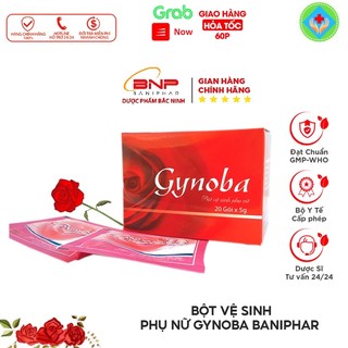 GYNOBA bột vệ sinh phụ nữ giảm ngứa,chăm sóc vùng kín Dược Phẩm Bắc Ninh