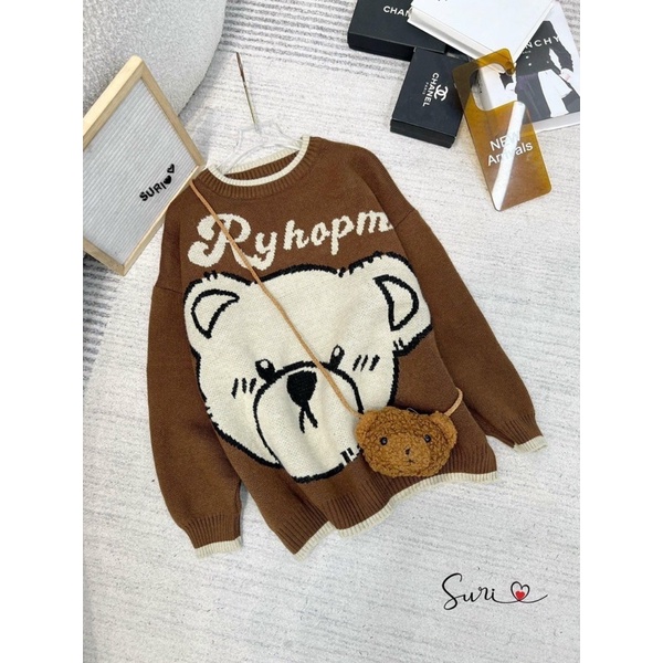 🛍 ÁO LEN GẤU BIGSIZE  - BIGSIZE RIN HEO