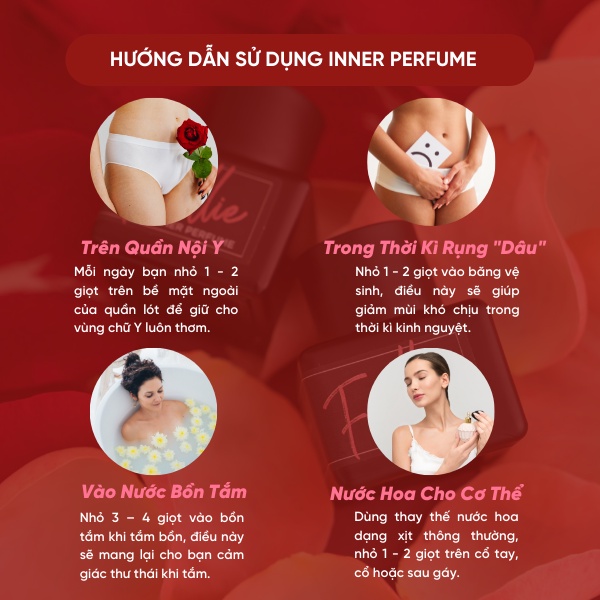 Nước Hoa Vùng Kín Foellie Hàn Quốc Hương Thơm Nồng Đượm 5ml - Nước hoa foellie đen Eau de Bijou Inner Perfume