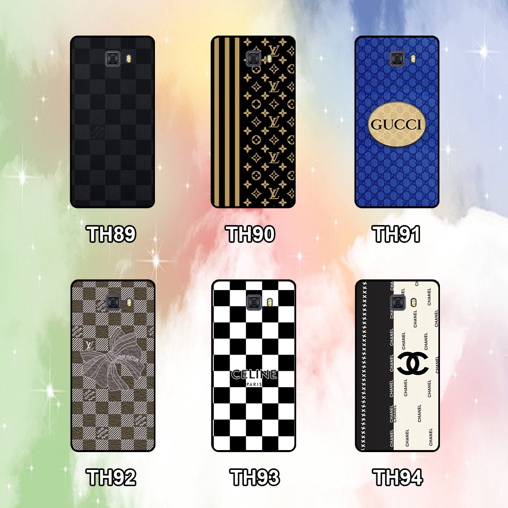 Ốp lưng Samsung A9 Pro / C9 Pro in hình thương hiệu thời trang cá tính LV,GC...