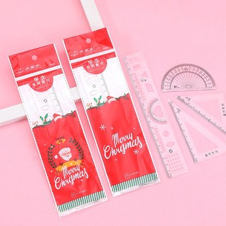 Sét quà tặng noel bộ thươc kẻ eke 4 chi tiết