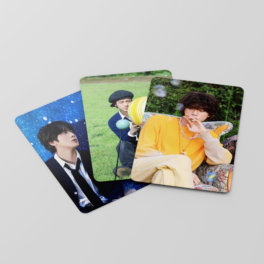 BTS JIN Album The Astronaut Photocard JIMIN ID : Chaos & V Vogue & JUNGKOOK TIME DIFFERENCE 2022 DALMAJUNG J-HOPE Solo JACK IN THE BOX Lomo Card Postcard