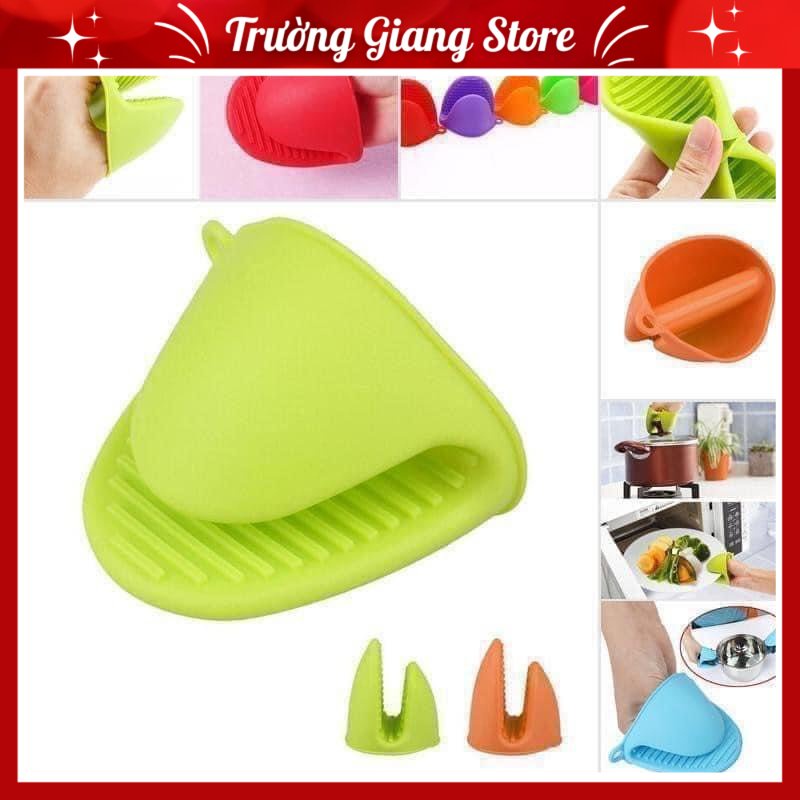 Găng Tay Lót Nồi Bằng Silicone, Chịu Nhiệt Độ Cao, An Toàn