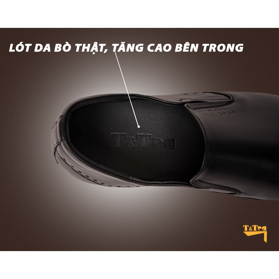 [ 6CM ] Giày Độn Nam T&amp;TRA S1085DT