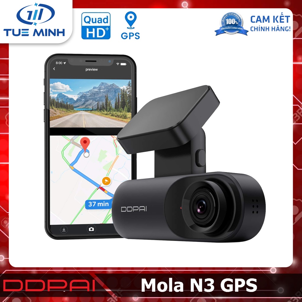 Camera hành trình Ddpai mola N3 GPS