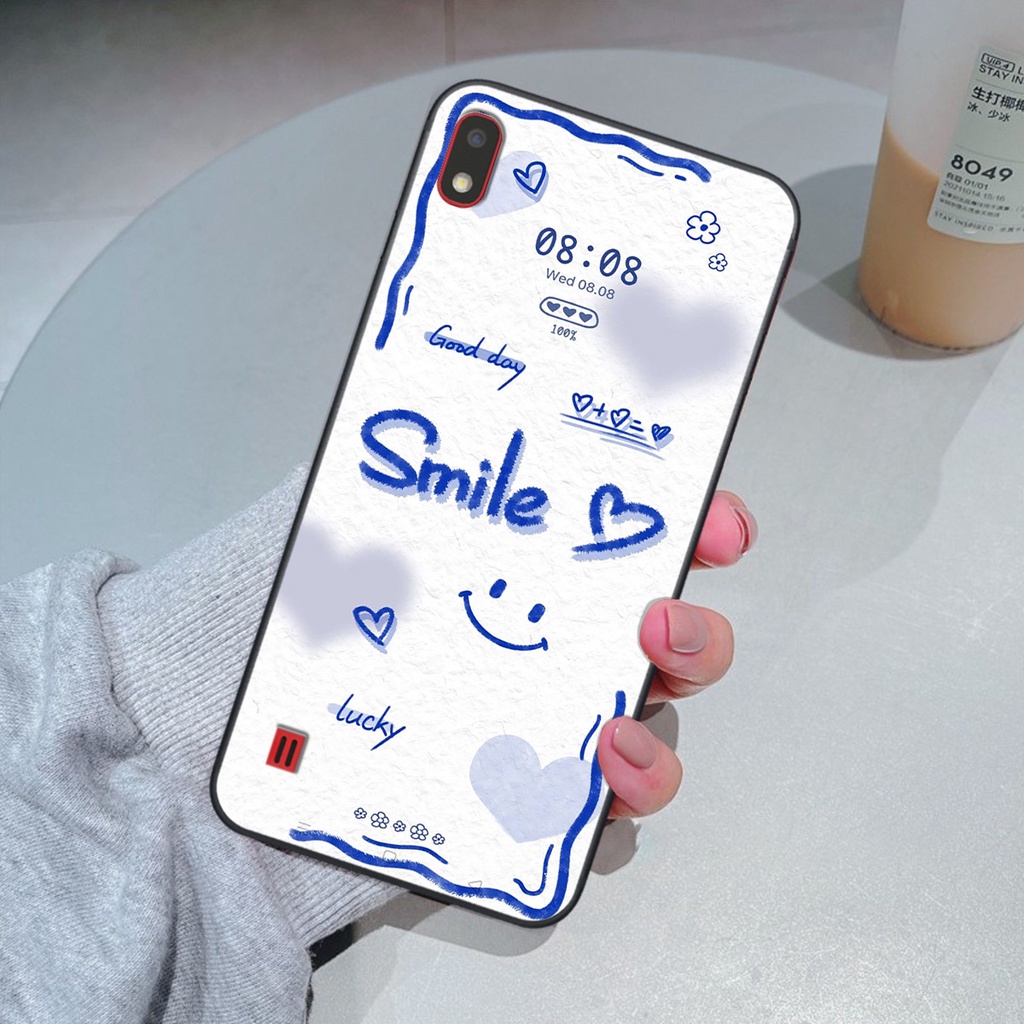 Ốp Samsung A10 / M10 in hình gấu vịt caro nhiều màu sắc ngộ nghĩnh dễ thương