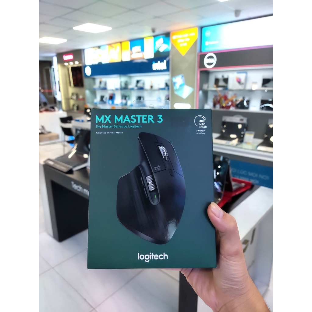 Chuột Logitech MX Master 3/3S Silent/3 Business/3s For Mac/3 For Mac - Wireless/Bluetooth - Hàng Chính Hãng