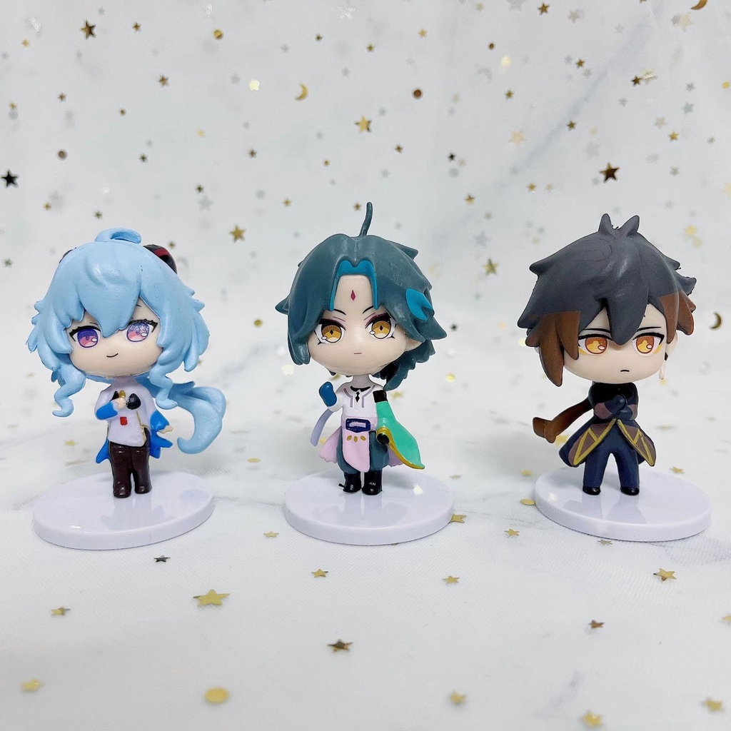 Mô hình nhân vật figure game Genshin Impact bộ 6 nhân vật venti amber diluc lumine eather paimon siêu đẹp PAIMON SHOP