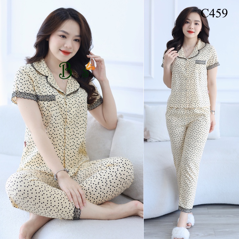 QUẦN ÁO NỮ MẶC Ở NHÀ, ĐỒ BỘ NỮ FOM DÁNG PIZAMA ĐẸP, CHẤT LIỆU LỤA MỀM MÁT