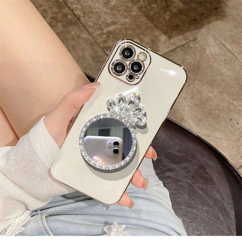 OPPO Reno 7 8 8T 8Z 7Z Pro 4G 5G Cho Ốp lưng điện thoại In Hình Crown Mirror