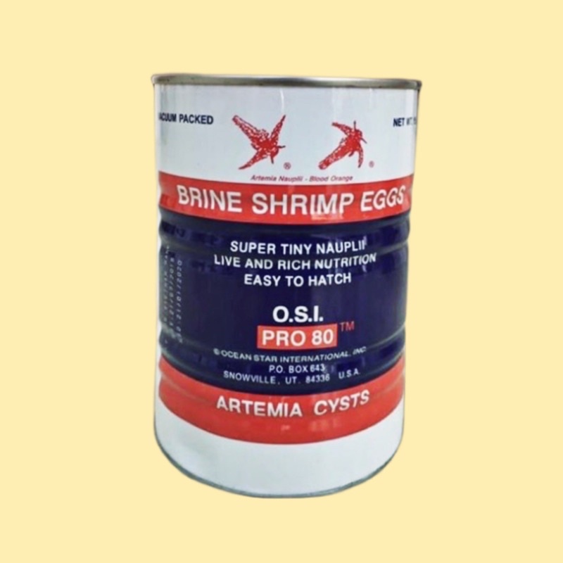 Trứng Artemia O.S.I Mỹ 10g 20g ( Tỉ Lệ Nở > 90% , Trứng Chìm Ít ) - Cho Cá Bột , Cá Lớn