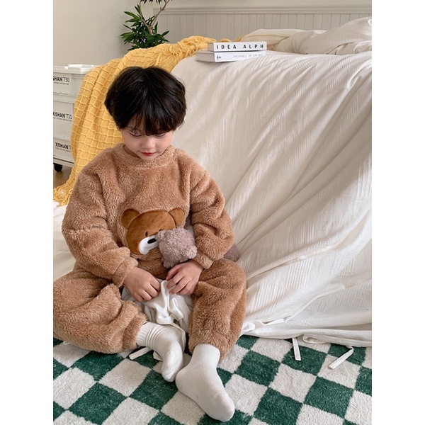 Bộ lông gấu cho bé trai và bé gái 8-18kg
