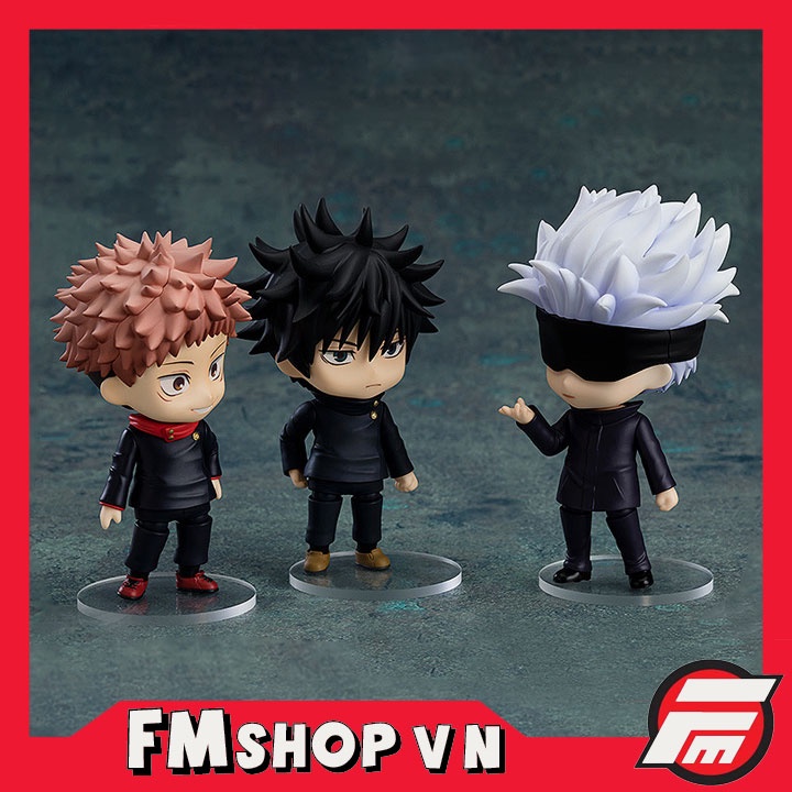 🌟GIÁ SIÊU RẺ 🌟 MÔ HÌNH CHÚ THUẬT HỒI CHIẾN NENDOROID JUJUTSU KAISEN- ITADORI YUJJI- SATORU GOJO- MEGUMI (FL)