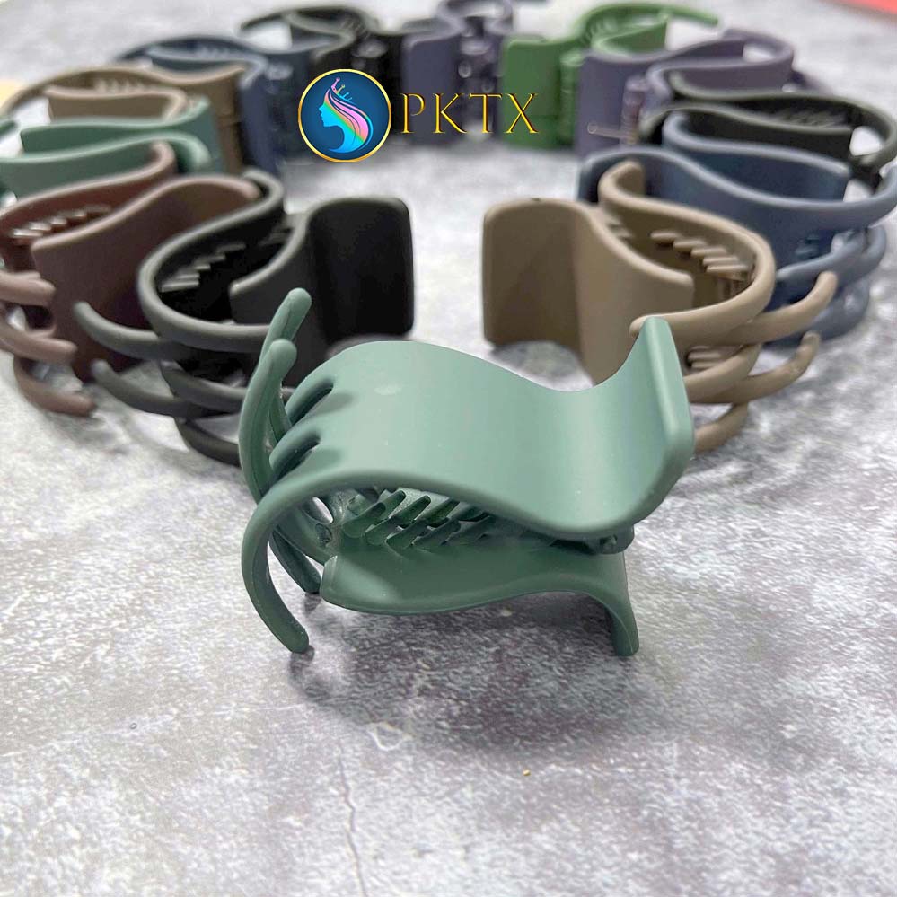 Kẹp tóc 5 răng nhám các màu HÀNG NHẬP KHẨU