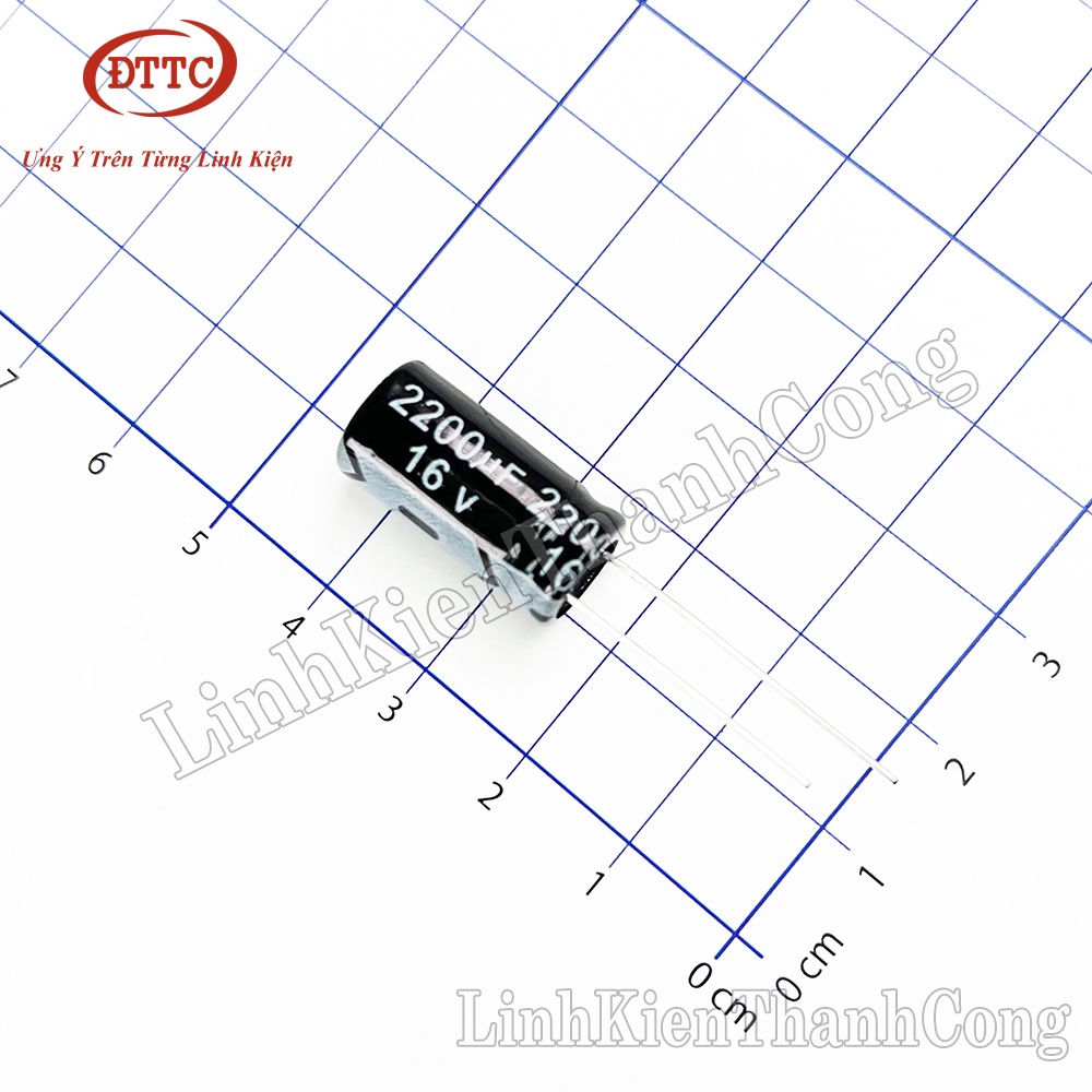 Tụ Hóa 2200uF 16V (10x20mm)