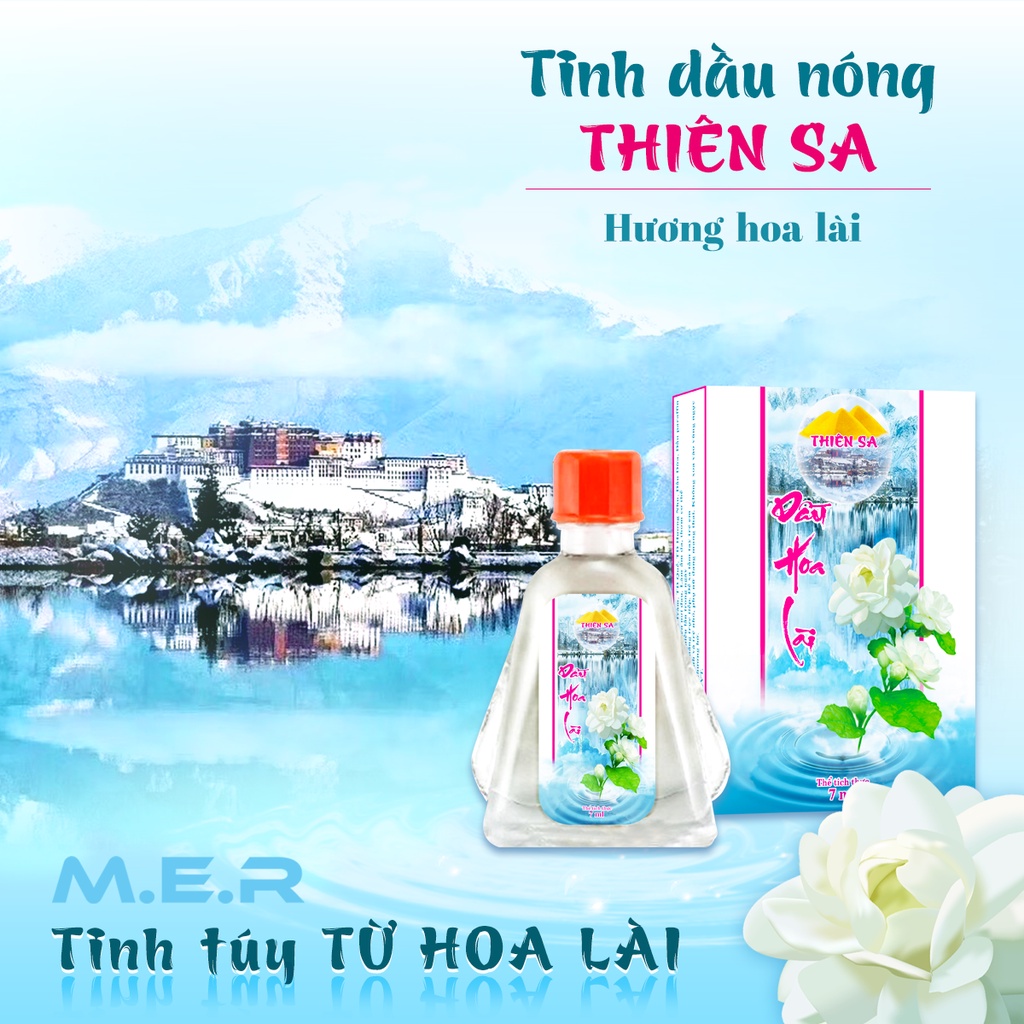 Tinh dầu nóng thảo dược Thiên Sa hương nước hoa - chai 3ml và 7ml