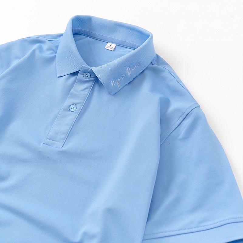 Áo Polo Thêu Tên Theo Yêu Cầu, Áo thun có cổ, thời trang Nam Nữ